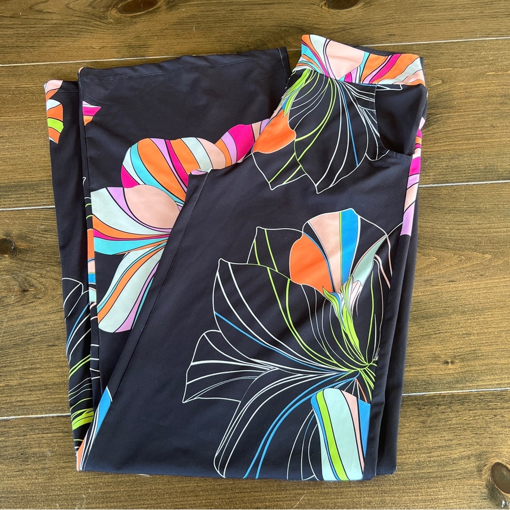 Jean Pierre Klifa Bouldvard Colorful Floral Print Pants